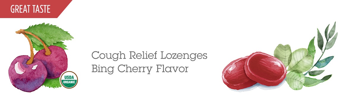 Cough Relief Lozenges - Bing Cherry Flavor