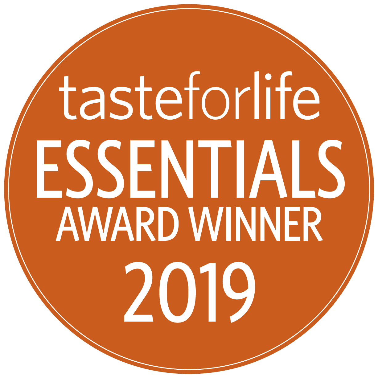 Taste For Life Essentials Award Winner 2019